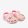 Coqui 8701 Candy Pink/Dk. Pink Donut+Amulet