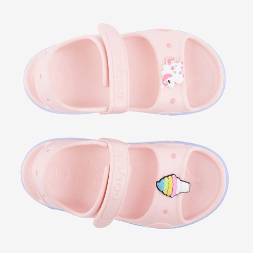 Coqui 8861 Candy Pink/Candy Blue Rainbow + Amulet